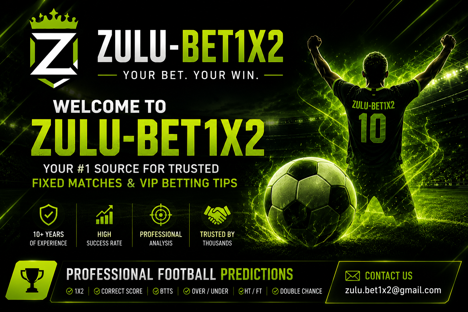 FIXED MATCH ZULU BET 1X2